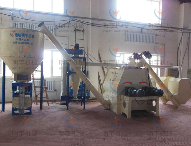 膩子粉生產線主要組成優勢有哪些